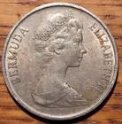 1970 Bermuda 25 Cent  Coin   N224