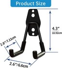 2 Pack Garage Storage Utility Hooks   garage Garden Tool Organizer   steel Wall