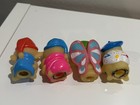 Lot Of 4 Playskool Glo Friends Glow Worm Bug Finger Figure Toys Vintage Hasbro