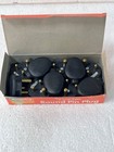  one Box  10 Pcs  Duraplug P 53 Black 5 Amp 3 Pin Round Pin Plug 