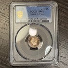 Pr67 1964 South Africa Silver 2 1 2 Cent Proof  Pcgs Trueview- Nicely Toned