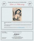Debra Paget Signed 5x7 Vintage Photo Coa loa