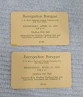 2 Grafton Nd 1959 Mens Natl Curling Championship 2nd Place Team Ticket Free Sh  