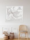 1925 Street Map Of San Diego California Cartography Decor Poster Print