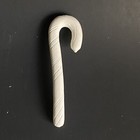 Vintage Mold Ceramic Bisque Miniature Candy Cane Unfinished Ready To Paint Diy