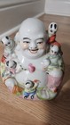 Vintage 1970 Chinese Multicolor Porcelain Ceramic Figurine Statue  Collectible