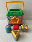Fisher Price Peek A Blocks Shape Sorter   Stacking nesting Blocks Set