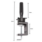 Ryhair Wig Human Hair Mannequin Head Metal Table 9 Inch  pack Of 1   Black 