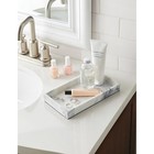 Classic Marble-look Tray  Matches Bedroom And Bathroom Decor