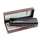 Suzuki Hammond Ha-20 Promaster Harmonica  G Key 10-hole Diatonic Black