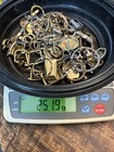 Huge 1700g  Lot 10k 14k Gold Filled Gf Rgp Pocket Watch Cases Gf Top Bands Scrap
