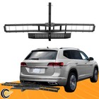 Motorcycle Scooter Dirt Bike Carrier Hauler Hitch Mount Bike Rack Ramp 500lbs