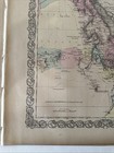 1855 Colton s Atlas Hand Colored Engraving Map Africa 