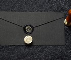 Ouroboros Sealing Wax Stamp With Wooden Hilt  For Invitation  Envelopes  Cards