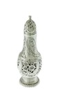 Antique 1881 Tiffany   Co   6274 Sterling Silver Repousse Salt Or Pepper Shaker