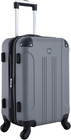 Travelers Club Chicago Hardside Expandable Spinner Luggage  Charcoal  20  Carry-