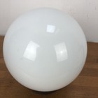 Vintage Art Deco Opaline Milk Glass School House   Chapel Pendant Ceiling Light
