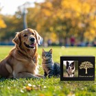 Pet Urns For Dogs  Personalized Wooden Keepsake With Photo Frame And Tree Of    