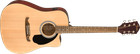 Fender Fa-125ce Dreadnought Cutaway Acoustic Electric Guitar With A Spruce Top