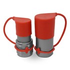 3 4  Sae Flat Face Hydraulic Quick Connect Couplers Skid Steer Bobcat 4 Sets