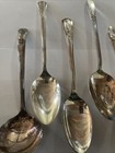 12 Lot Of Vintage Serving Flatware Pieces Collectible