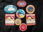 Lot Of 8 Vintage Hotel And Steamship Luggage Labels  Hawaii  Alaska  Java