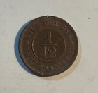 Paraguay - 1845 Copper 1 12 Real - Nice Coin 