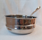 All Clad Stainless Steel Strainer Steamer Insert With Handle 8 5 Inch  