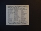 1889 Allen   Ginter N39 Catfish Large Format Set Break