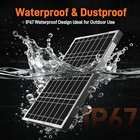 12v Gate Opener Solar Panel 10w Solar Panels Kit For Electric Fence 10w Pro