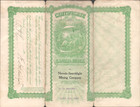 1906 Nevada-searchlight Gold Mining Antique Stock Certificate Arizona Territory