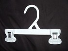 12 White Plastic Hangers For Bottoms-10 Inch Hangers-closet Organizers-pre Owned