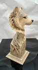 Mill Creek Studios  38230 Wolf  scout  Sculpture By Slockbower Head Figure Vtg