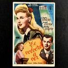 1944 Spanish Playbill Flyer Te Volvere A Ver I ll Be Seeing You Shirley Temple