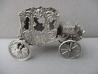 Antique Miniature Silver Coach   Carriage  54 G