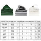 Heavy Duty Tarp Pvc Waterproof Canopy Tarpaulin Tent Car Boat Cover Various Size