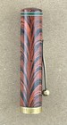 Waterman Fountain Pen Green Ring  ripple 7   Cap Only   Looks Good Tight Crack
