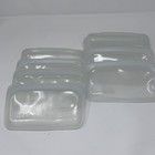 Stasher Reusable Silicone Storage Bag Food Container Snack Size Clear Set Of 8 