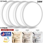 Led Ceiling Down Light Ultra Thin Flush Mount Kitchen Home Fixture Lamp Dimmable