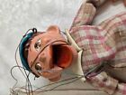 Vtg  Pelham Beatnik Man woman Merrionette Puppets 