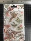 New Craft Consortium Clear Rubber Stamp Winter Woodland Birds Fowl Free Usa Ship