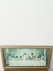Black Jesus   Deciples Last Supper Art By G Rose Framed Print 