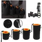 Waterproof Soft Neoprene Camera Lens Pouch Bag Drawstring Protector Case
