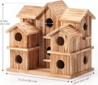 Bird Houses For Outside 10 Hole Bird House Room For 10 Bird Families Large Bird 