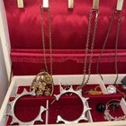 Antique Vintage Junk Drawer Jewelry Lot   Box   Key Estate Sale Find Lot G-2