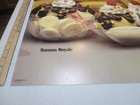 Baskin Robbins Ice Cream 1989 Go Bananas Banana Split Sundae Store Sign 2s