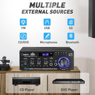 Ak45 300w Bluetooth 5 1 Stereo Audio Amplifier