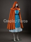 Holly Wheeler Cosplay Costume Women Dress Cloak Outfit Halloween Christmas Party