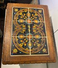 Taylor 6 Tile End Table Wood Mission Monterey California Spanish Arts   Craft