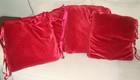 4 Needlepoint Chair Pads Rooster French Country Down Filled
